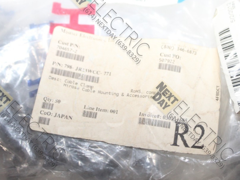 HRS, JR13WCC-7-71, Hirose Cable Clamp 7MM OD Plug Connector