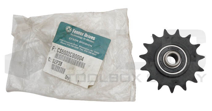 LOT OF 2 NEW FENNER DRIVES CS5002CB0004 IDLER SPROCKET 15 TOOTH 3ZP38