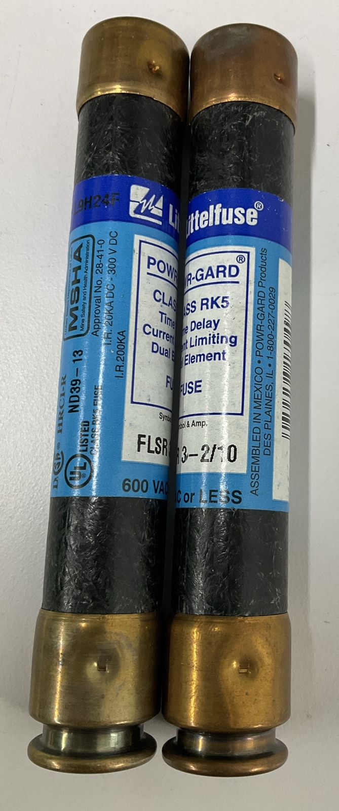 Littelfuse FLSR 3-2/10 Lot of 2 Fuse