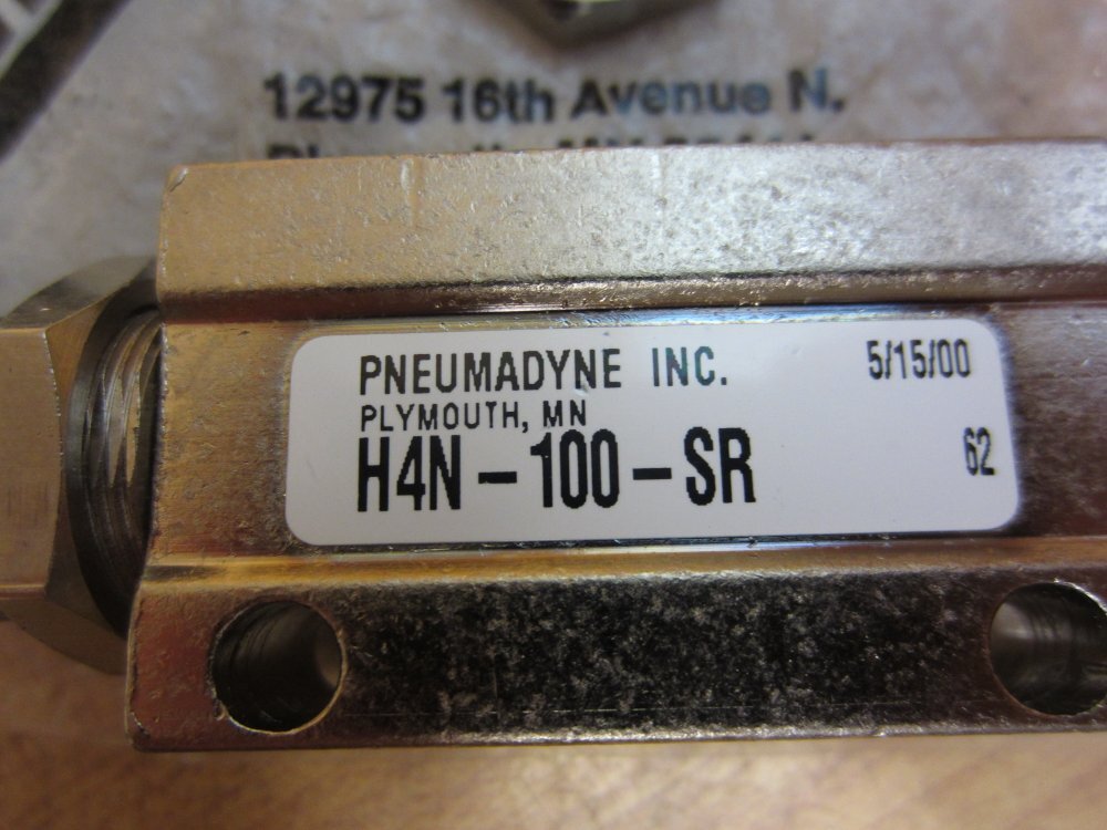 Pneumadyne H4N-100-SR Toggle Valve H4N100SR
