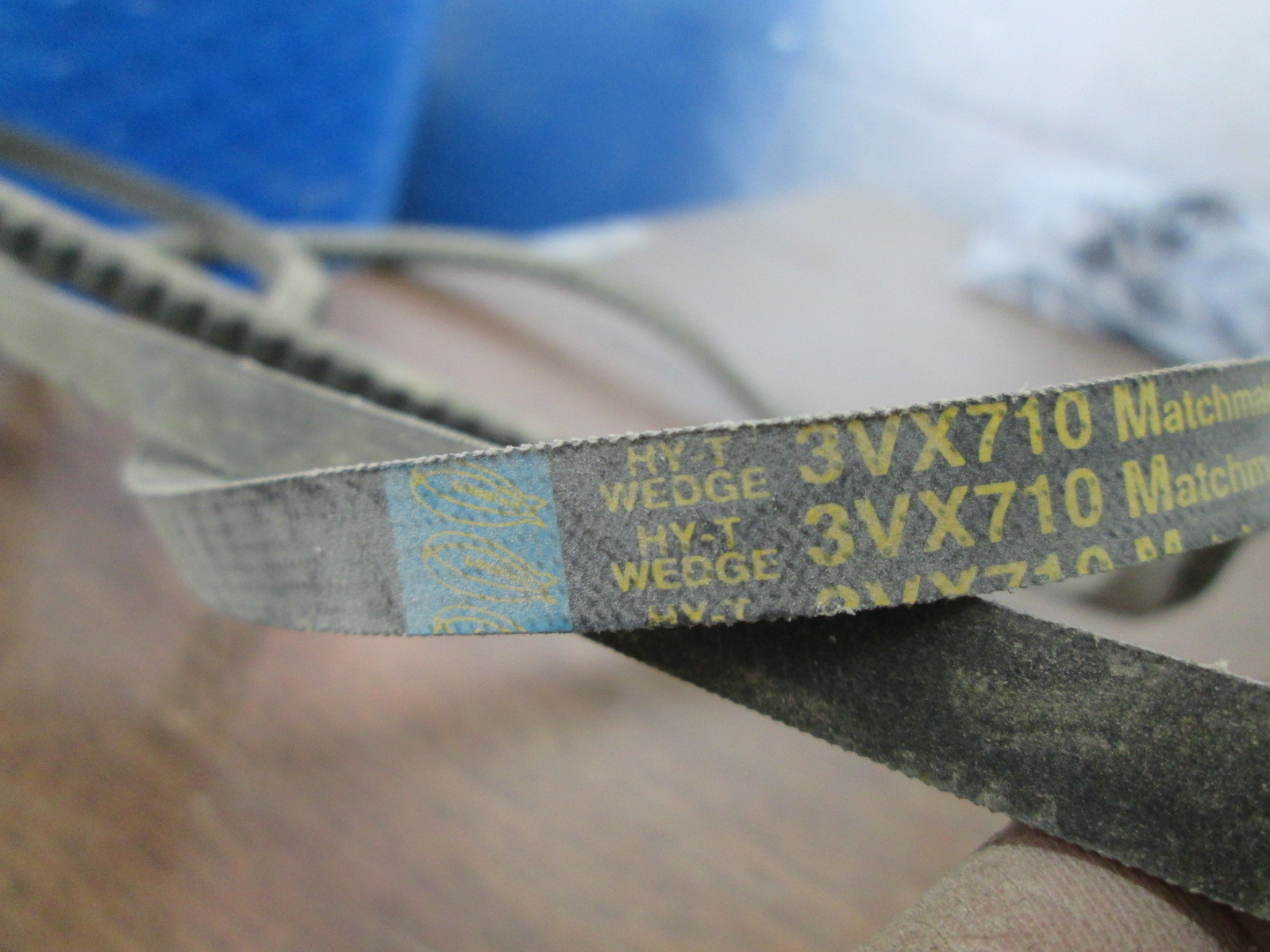 Goodyear Hy-T Cogged Wedge Matchmaker Industrial V-Belt V Belt 3VX710