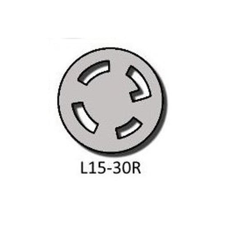 Ocsparts L15-30R L15-30R Locking Connector, Rated for 30A, 250V, Cul Listed (Pac