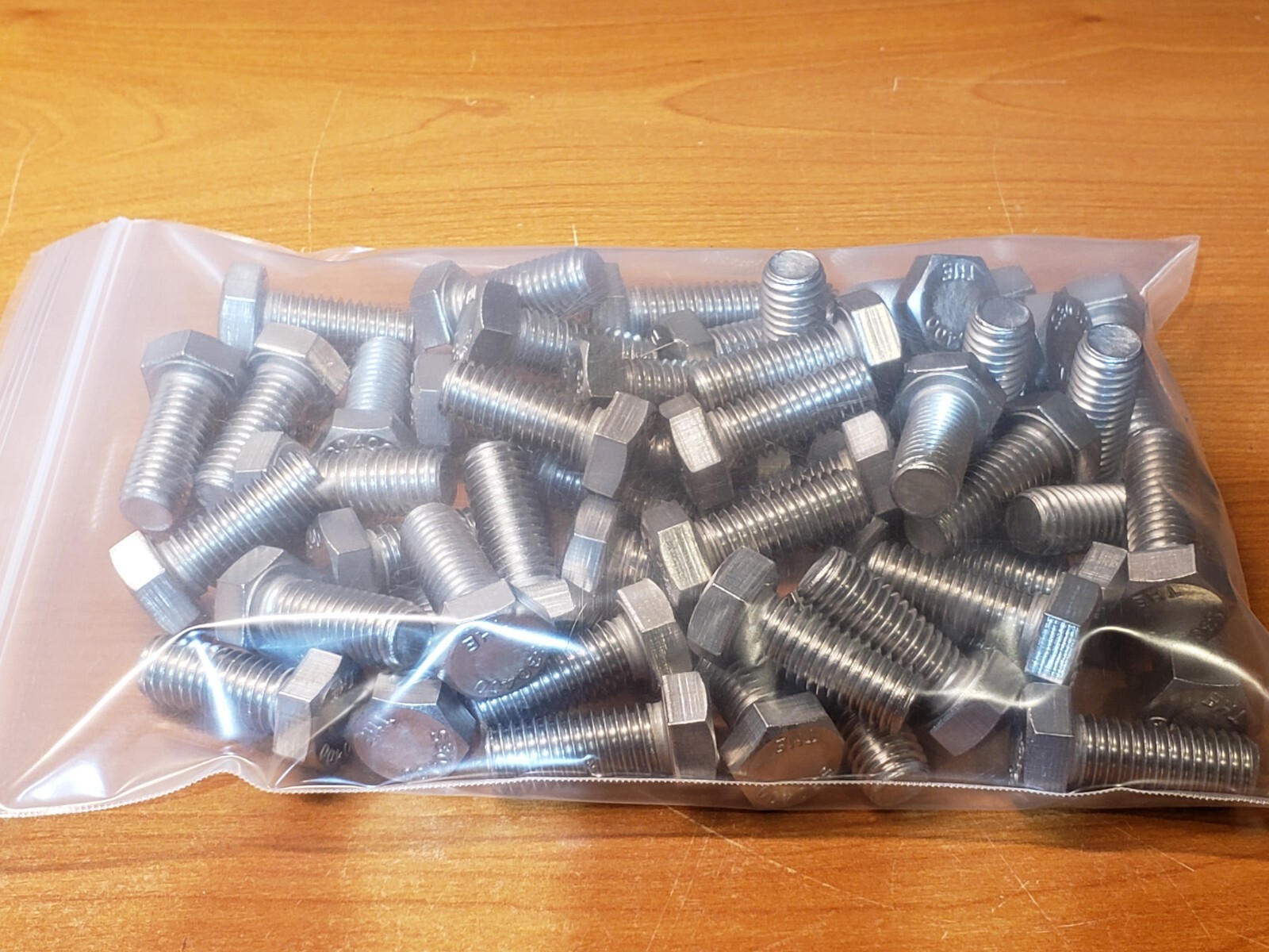 50 NEW 1/2″-13 x 1-1/4″ Stainless Steel 18-8, Hex Head Bolts 1-H-50C-125