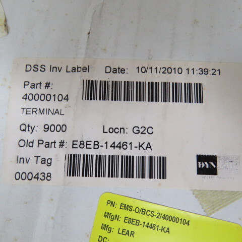 LEAR 451811-GJ02 Qty of 75 per Lot TERMINAL