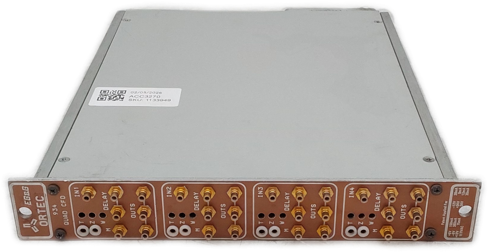 EG&G Ortec 934 Quad CFD Constant Fraction Discriminator