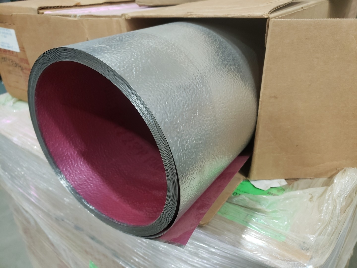 SURPLUS NEW Insul-Mate T-304 0.10″ x 36″ x 50′ Stainless Steel Embossed Roll w/