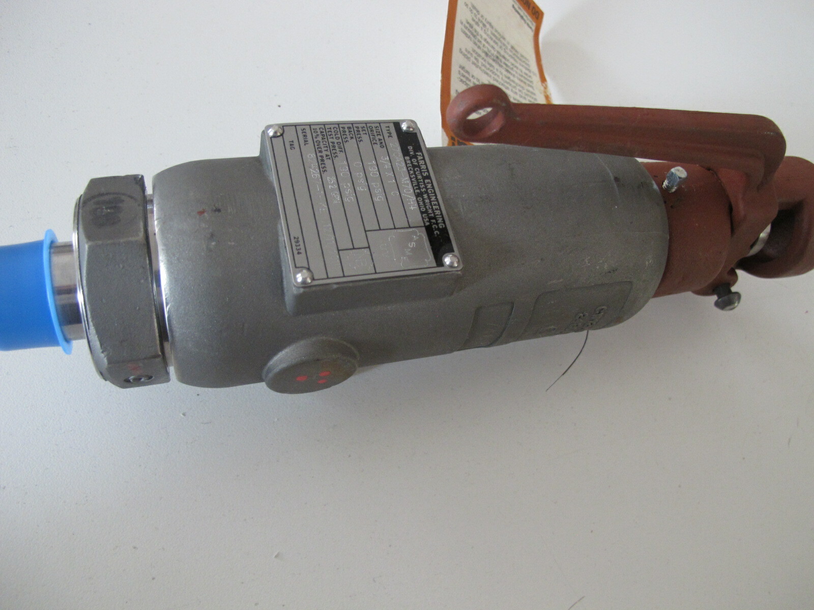 FARRIS 27CA23-M70/H4 RELIEF VALVE 3/4″X1 C 190 PSIG 27CA23M70H4