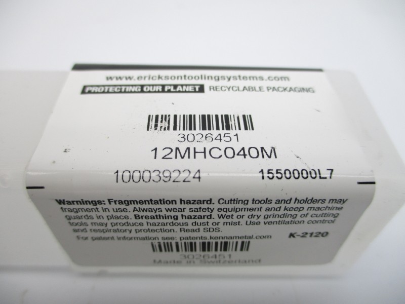 ERICKSON 12MHC040M NSMP