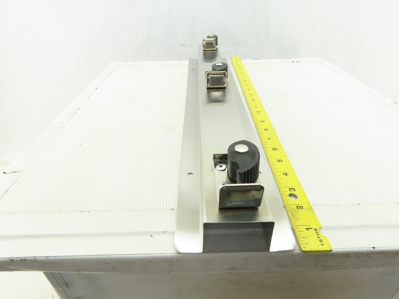 Lab Safety Supply 333SS 24″ Stainless Steel 3 Spot Broom Mop Holder Wall Hook