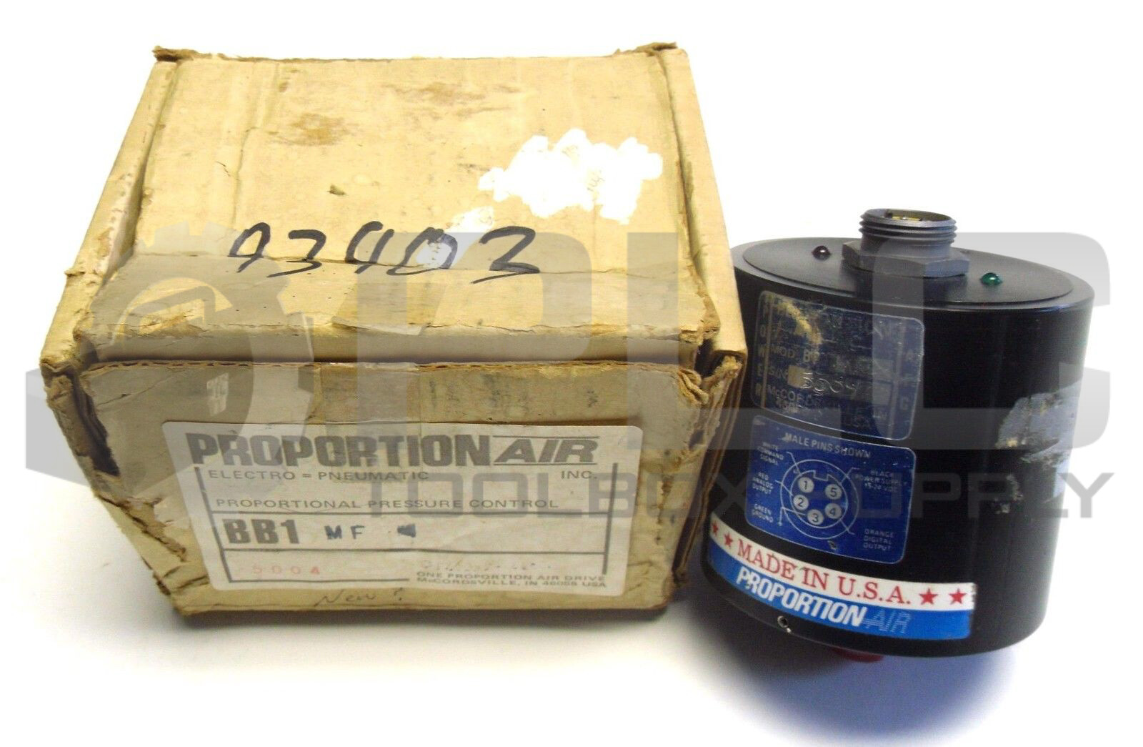 PROPORTION AIR INC BB1MF PRESSURE CONTROL VALVE