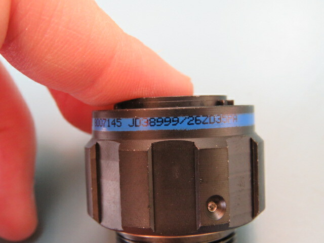 AMPHENOL D38999/26ZD35PA Qty of 1 per Lot 37 Position Circular Connector Plug,