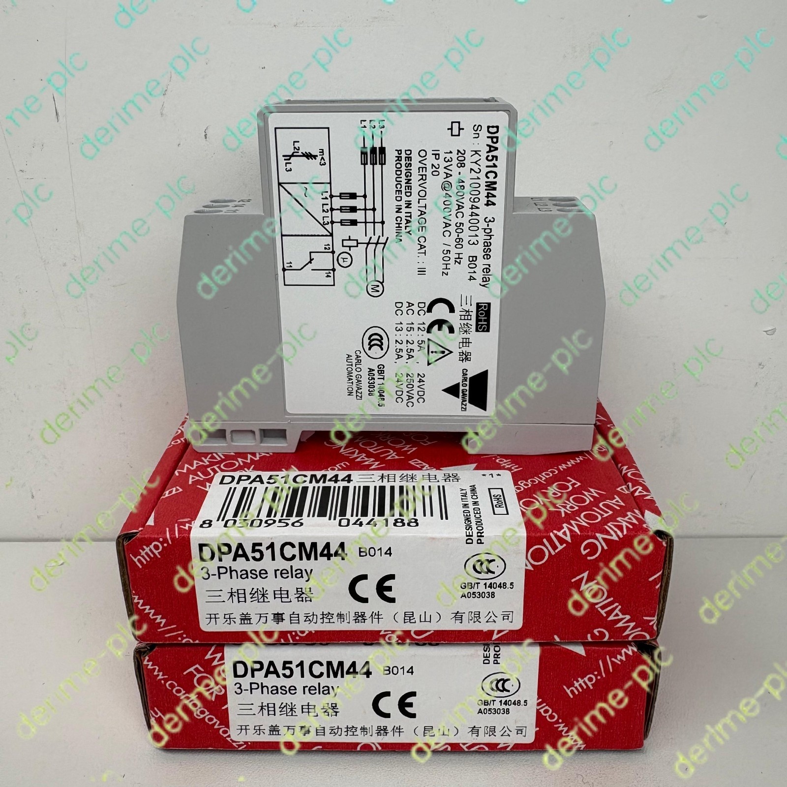 Carlo Gavazzi 3-phase DPA51CM44 B014T Phase Sequence Protection Relay#1pcs new i