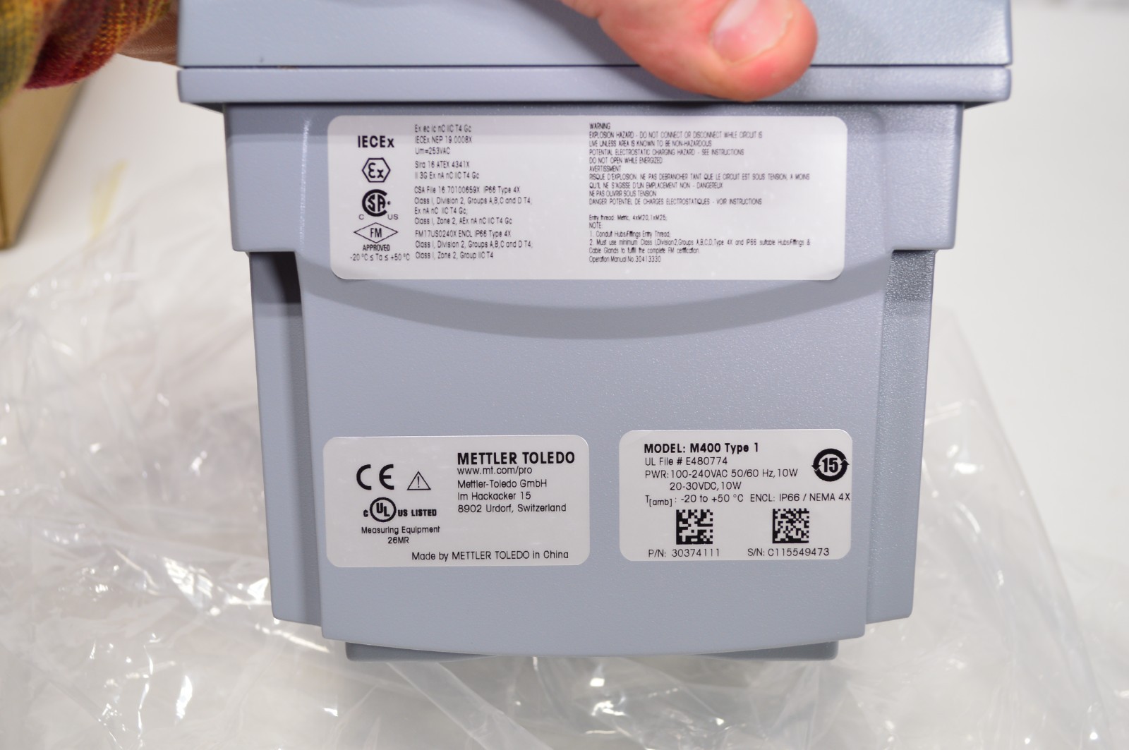 NEW Mettler Toledo M400 Transmittter Type 1 30374111