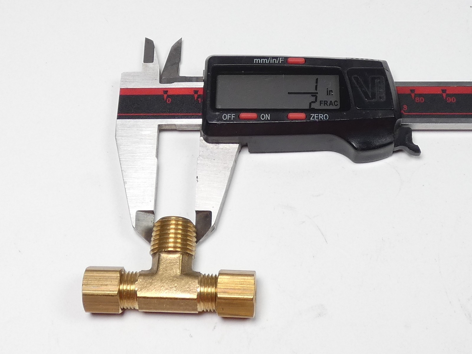 *Lot of 10* Parker 172C-4 Brass Compression Male Union Tee Fitting 1/4″ Tube …