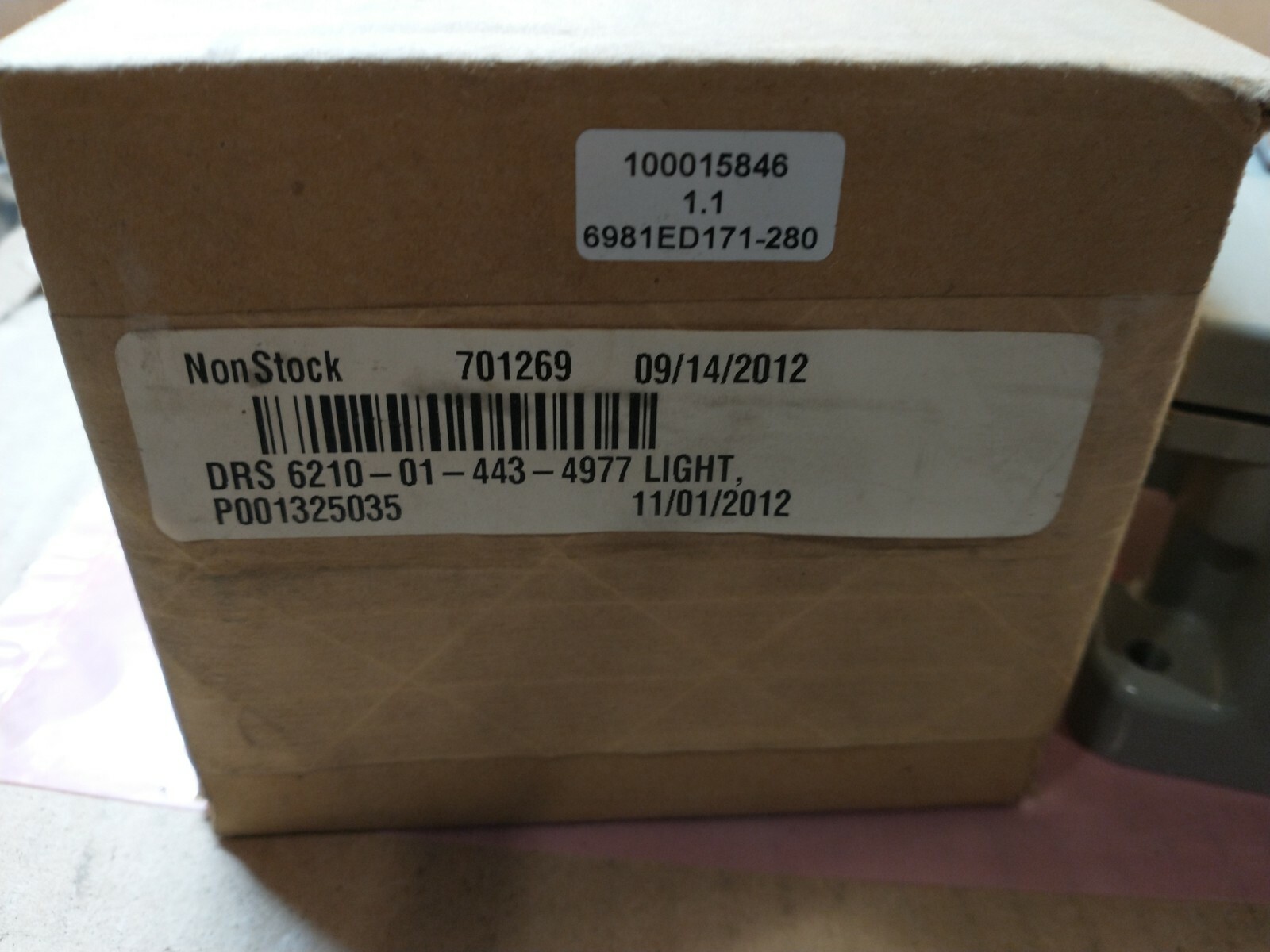 DRS Technologies “High Temperature” Indicator Light W/ Enclosure 6981ED171-280