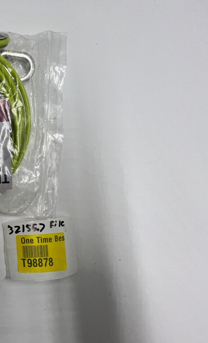 (QTY 5) Dog Tie Out Cable Yellow Green 10ft Dog Runner Leash For Small to Medium