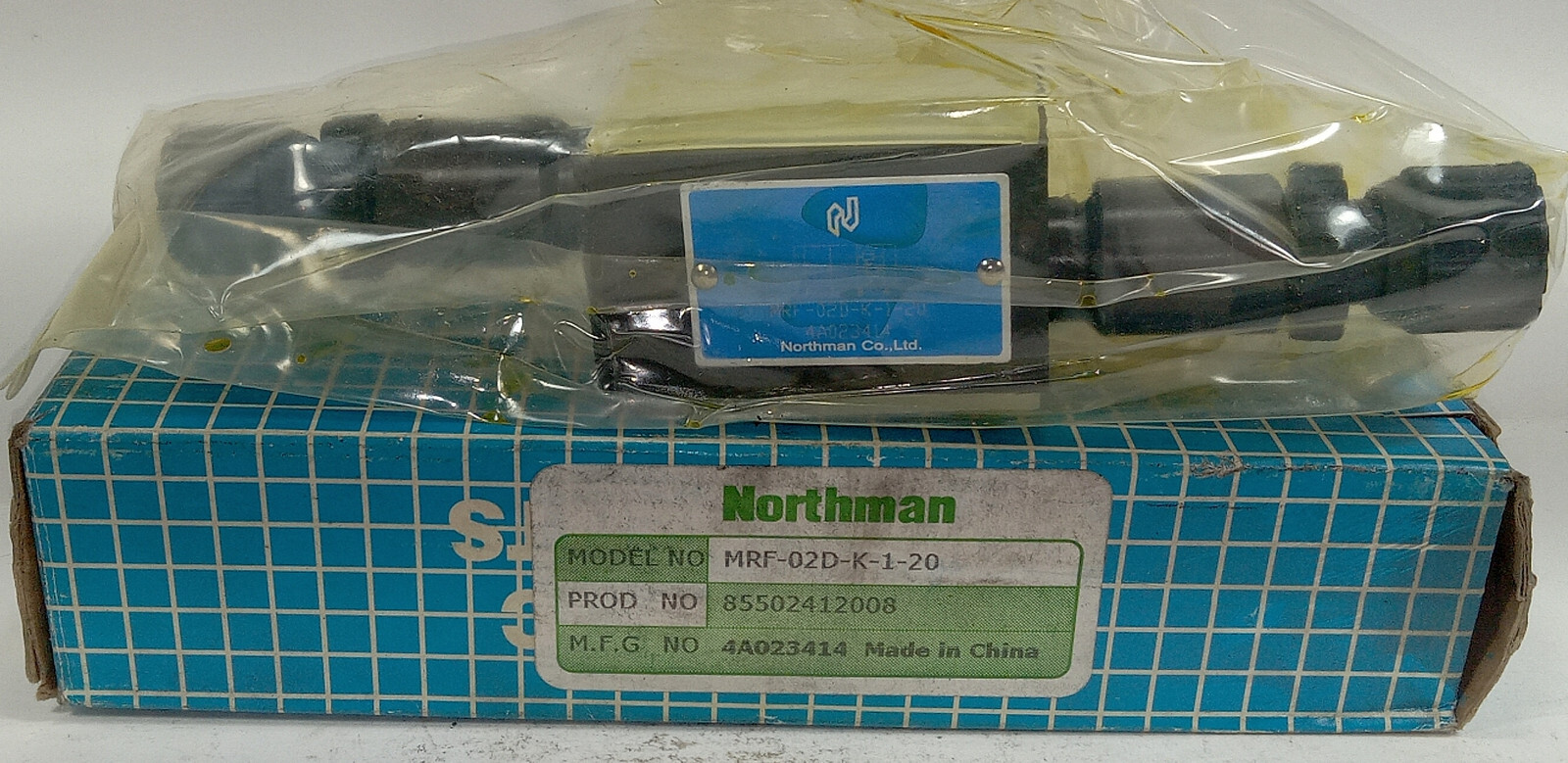 1 NEW NORTHMAN MRF-02D-K-1-20 MODULAR RELIEF VALVE NIB ***MAKE OFFER***