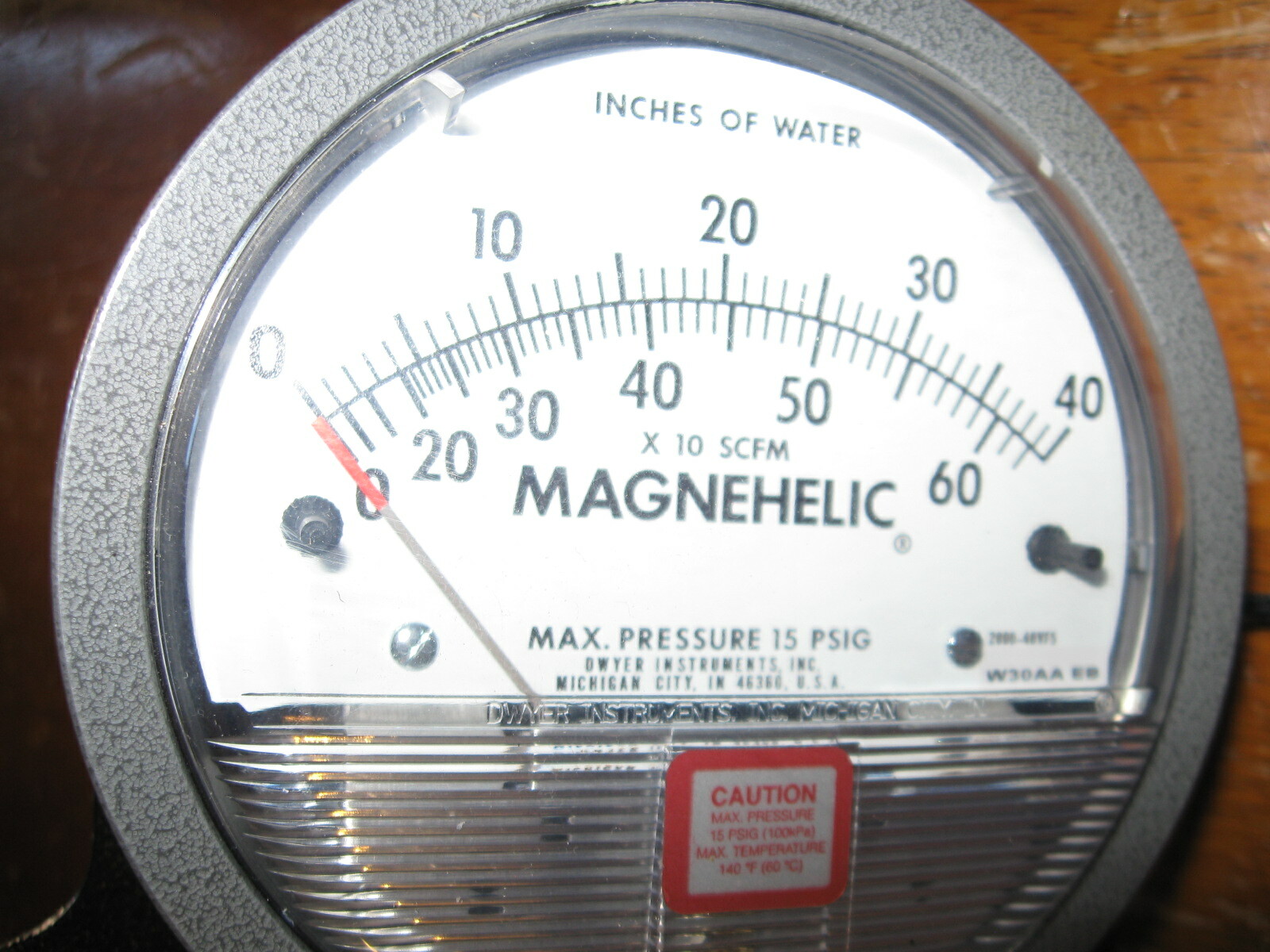 NEW Dwyer Venturi Flow Meter w/ Magnehelic Gage Pressure Reducer # W30AA EB