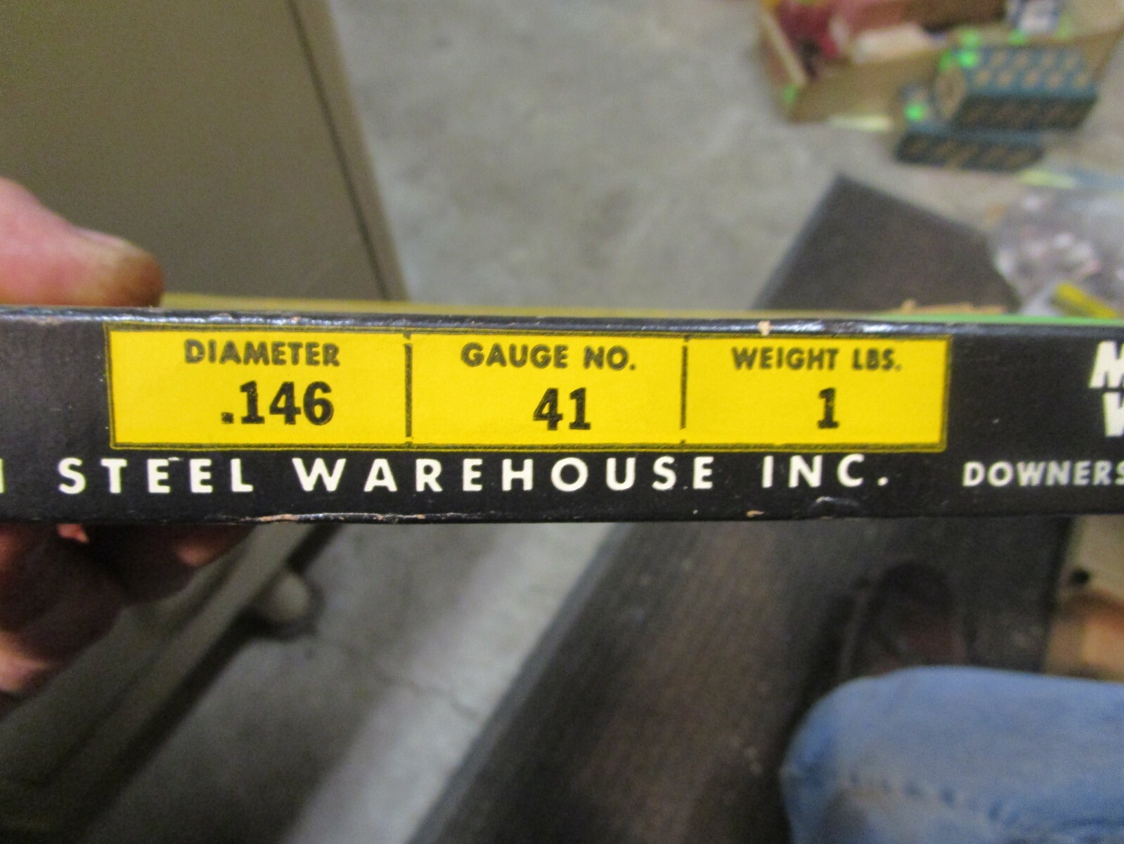 1 Lb Roll Precision Brand Music Wire .146 Spring Steel Tool Die Makers 41 Ga USA