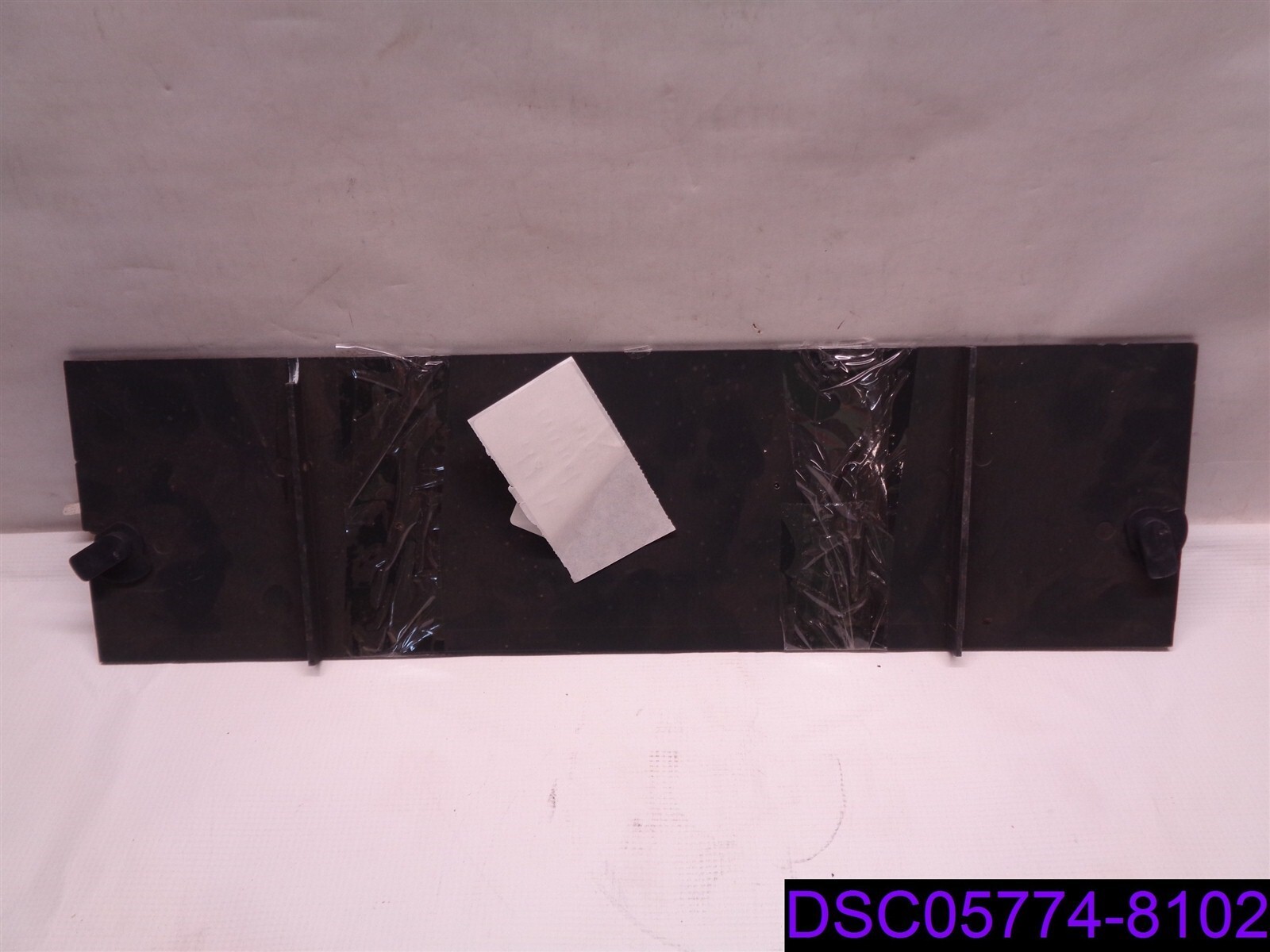 Qty = 5: Black Plastic Panel 22-1/2″ x 6-3/8″ P/N 731005