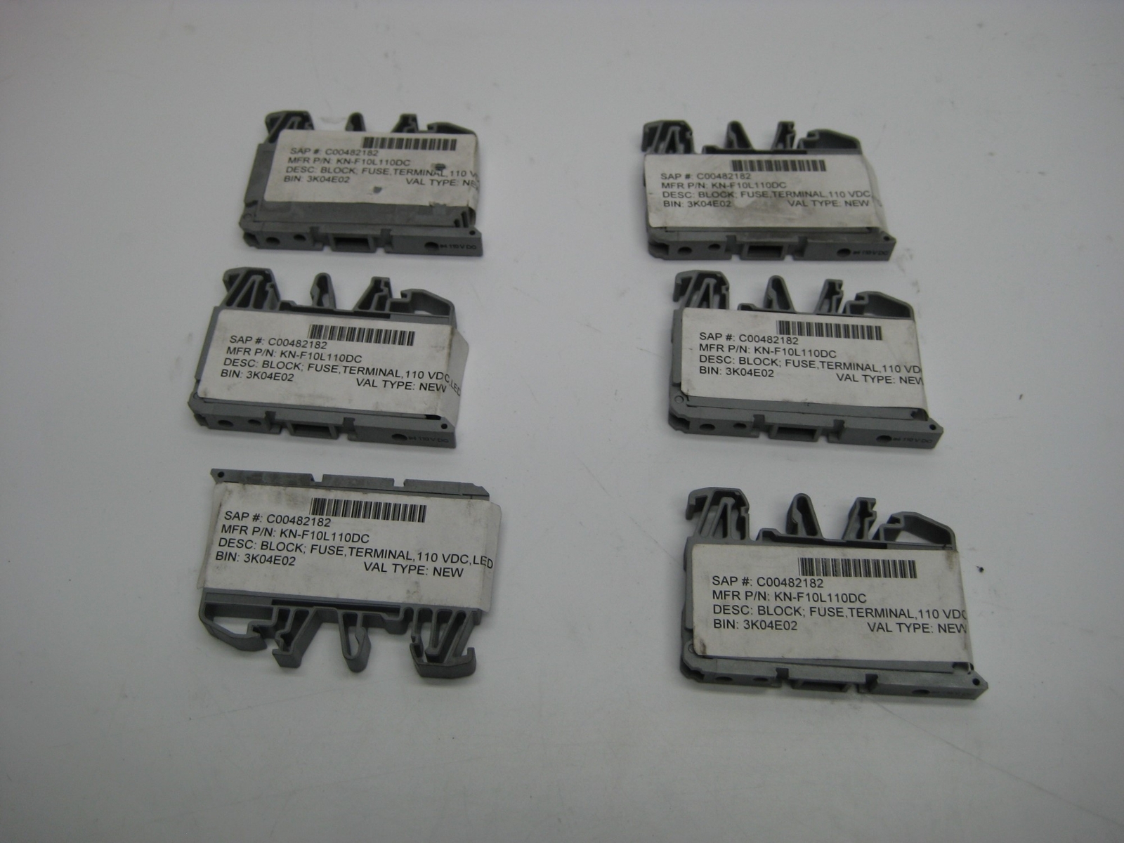 INDUSTRIAL SPARE KN-F10L110DC LOT OF 6 NSNP