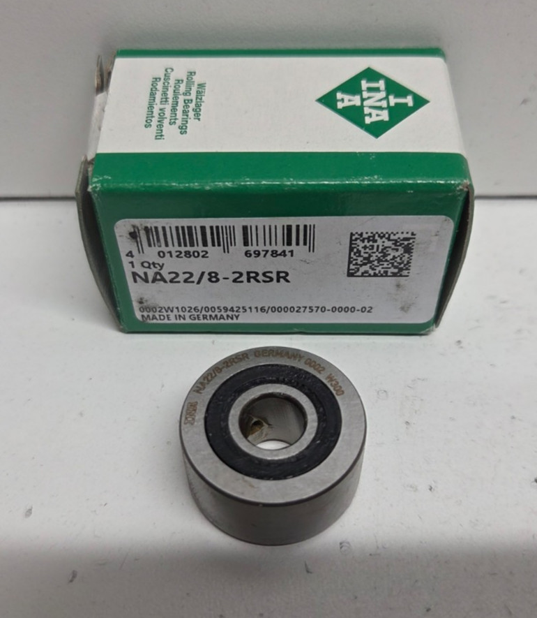 NEW IN BOX! INA 12MM BORE X 24MM OD X 11.8MM WIDE YOKE ROLLER NA22/8-2RSR
