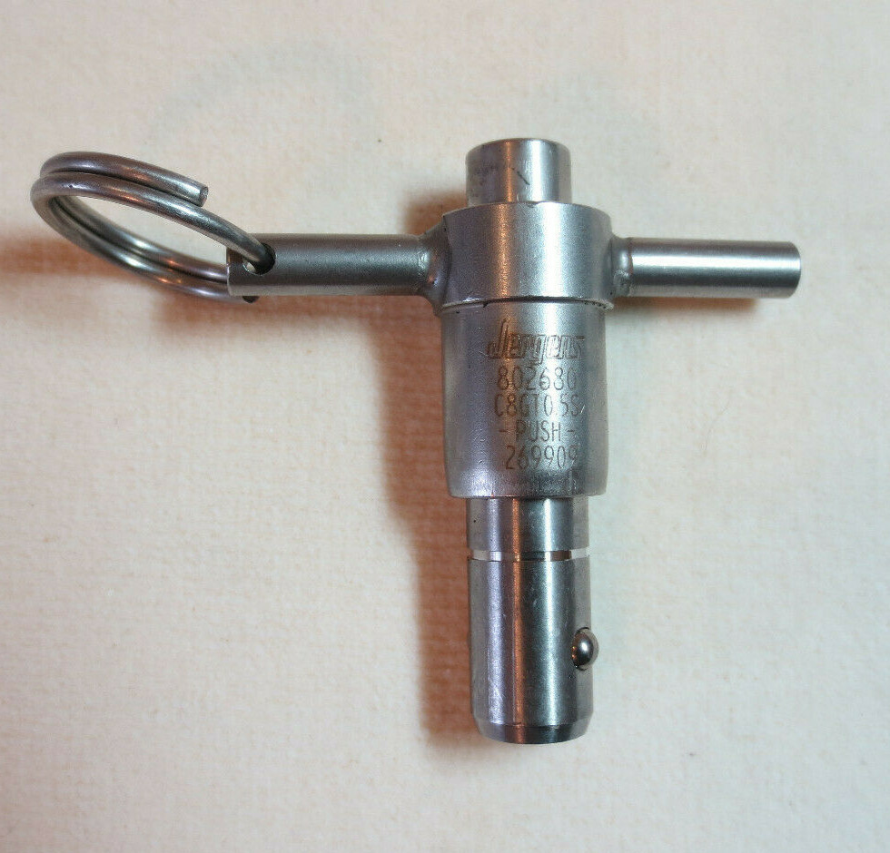 Jergens Heavy Duty Kwik Lok Pins SS ½” dia x ½” grip length