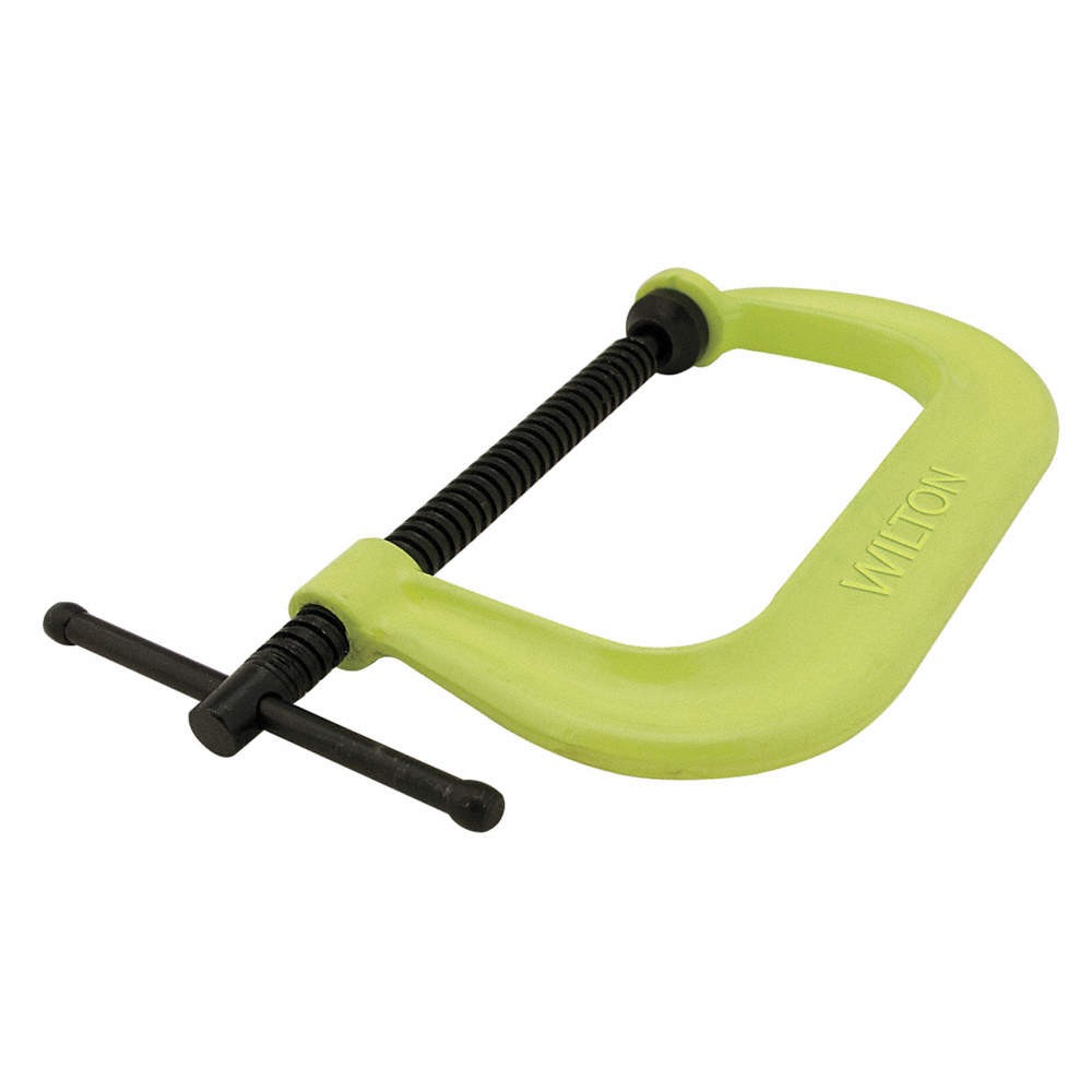 WILTON 404SF C-Clamp,4-1/4″,Steel,Reg. Duty,6200 lb. 18G721