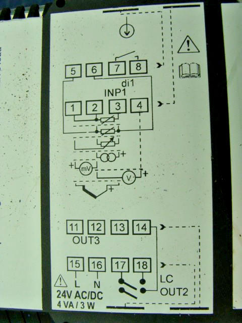 PMA TB45-111-00000-000 TEMPERATURE LIMITER MONITOR CONTROLLER