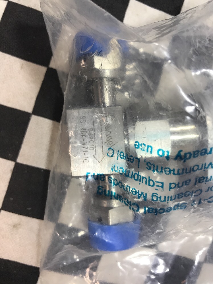 Swagelok BELLOW SEAL VALVE 1/4″ VCO, SS-4BK-V71-1C, SHIPSAMEDAY#1549B4