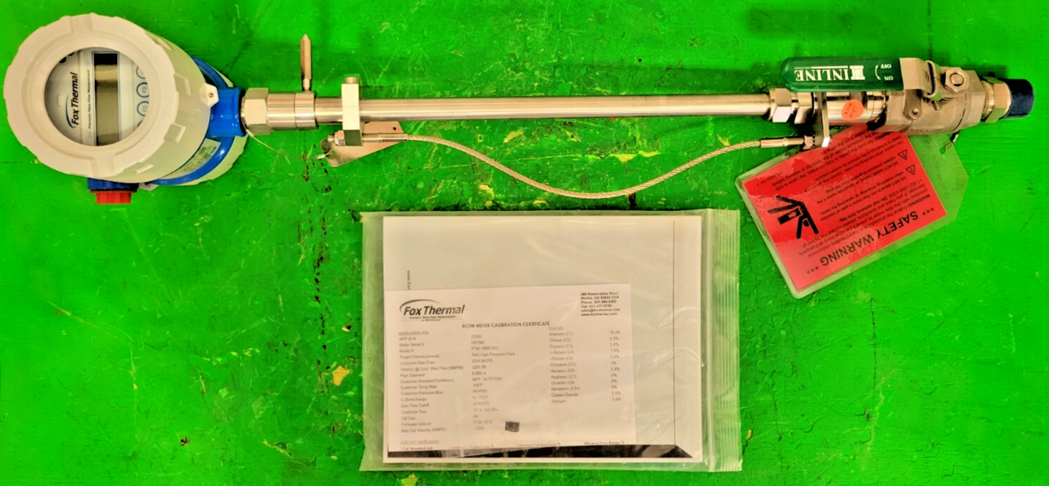 ⚡FOX THERMAL GAS MASS FLOW METER FT4X 12-28 VDC PESSCO OFFERING 1 G051525-1-7 🗽