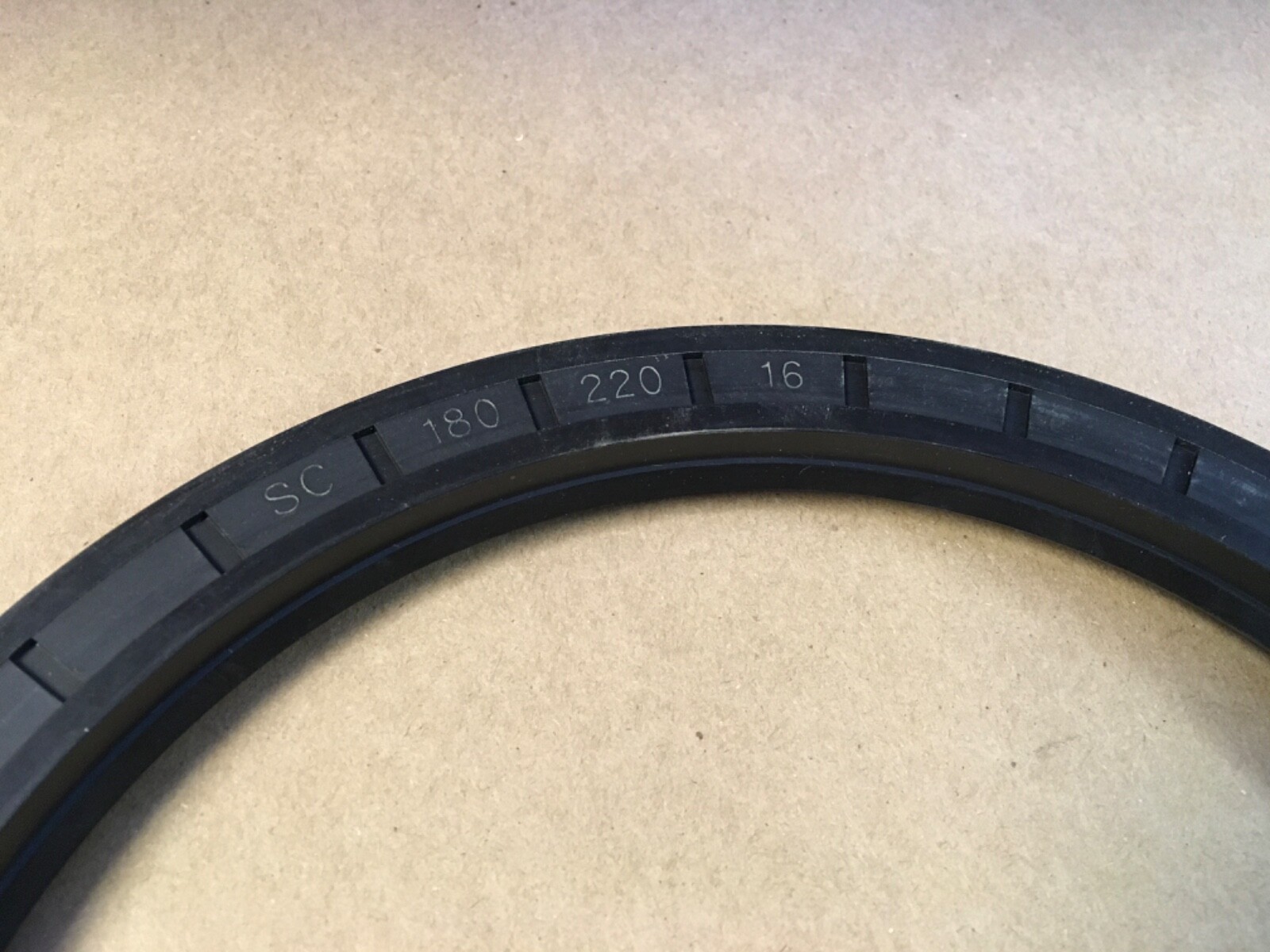 Metric Oil Shaft Seal 180 x 200 x 16mm Double Lip (KB)