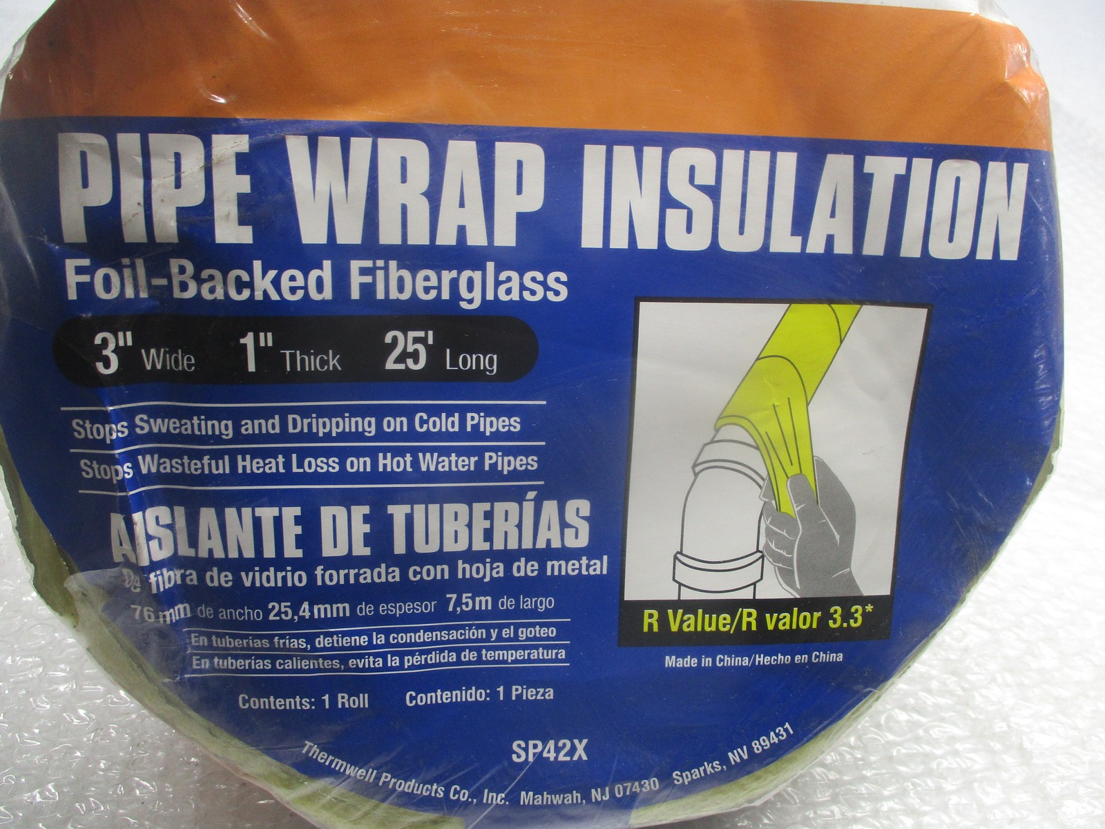 FROST KING SP42X INSULATION 3″X1″X25′ NSMP