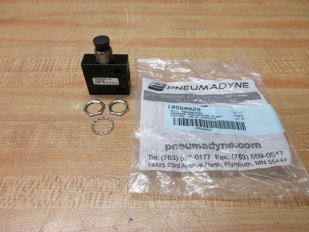 Pneumadyne C040405 Push Button Control Valve