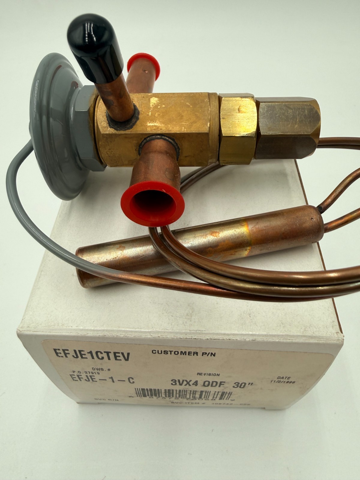 SPORLAN EXPANSION VALVE- EFJE-1-C -R-12 -R-134a-R-401A OEM PARTS NEW
