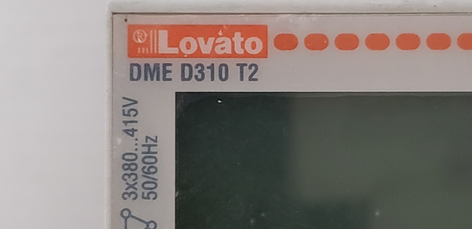 LOVATO DMED310T2 ENERGY METER, 3×220-240V 50/60Hz, 3×380-415V 50/60Hz