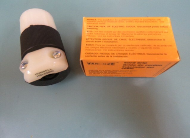 HUBBELL HBL5369C Qty of 1 per Lot Power Entry Connector, Power Entry, 20 A, Bla