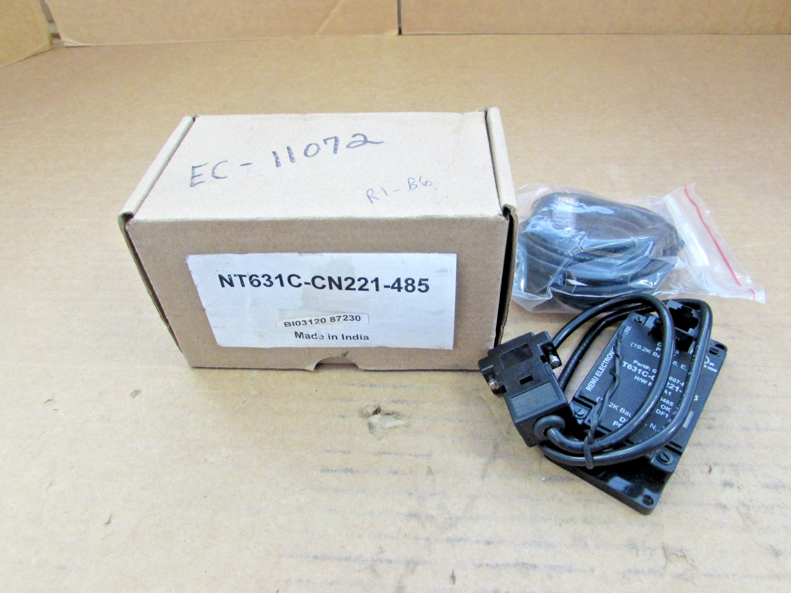NEW! RENU OMRON NT631C-CN221-485, Communication Module & Cable (MAKE OFFER!)