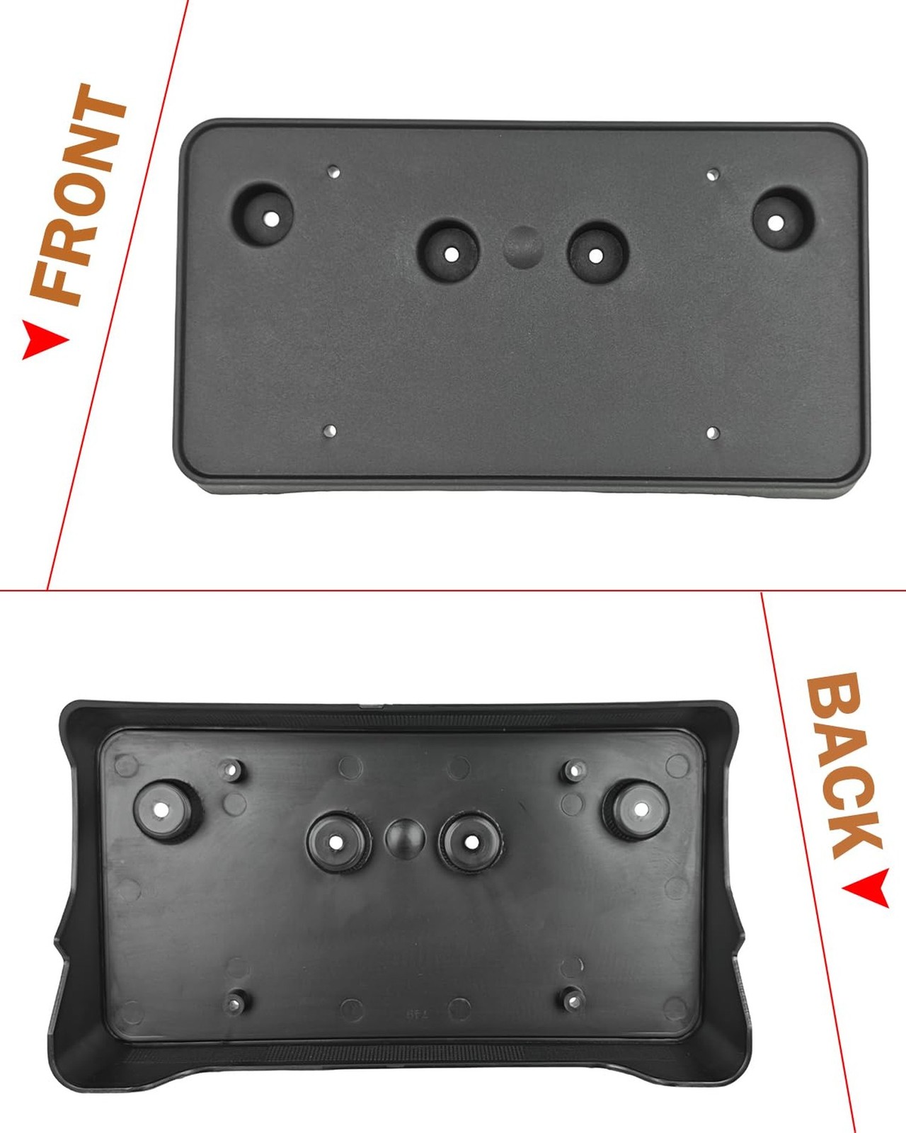 Front License Plate Frame for GMC Canyon 2023 2024 2025 2026 Front Bumper Lic…