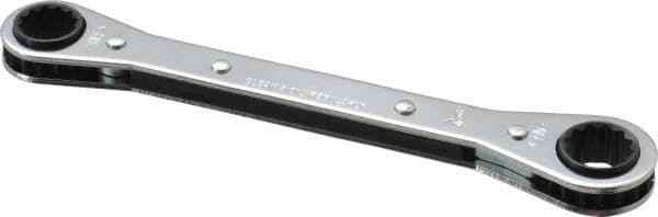 Proto J1193T-A Box End Wrench: 1/2 x 9/16″, 12 Point, Double End, Steel