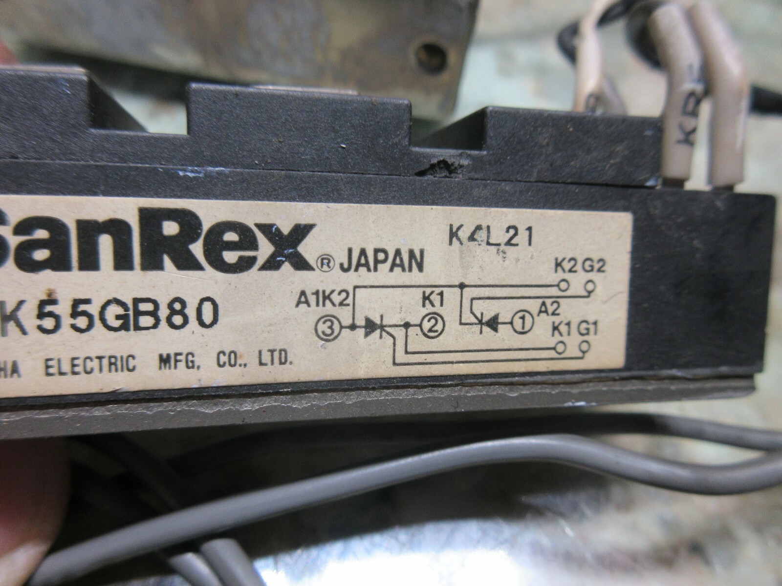 SANREX POWER MODULE PK55GB80 K4L21 A1K2 EACH 1
