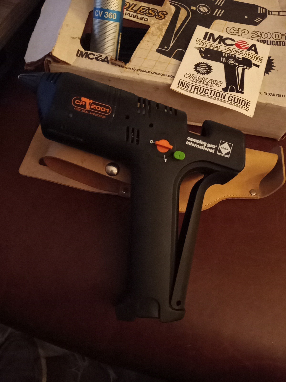 IMCOA CP2001 BUTANE FUELED CORDLESS FUSE-SEAL APPLICATOR w/HOLSTER *C20 Glue Gun