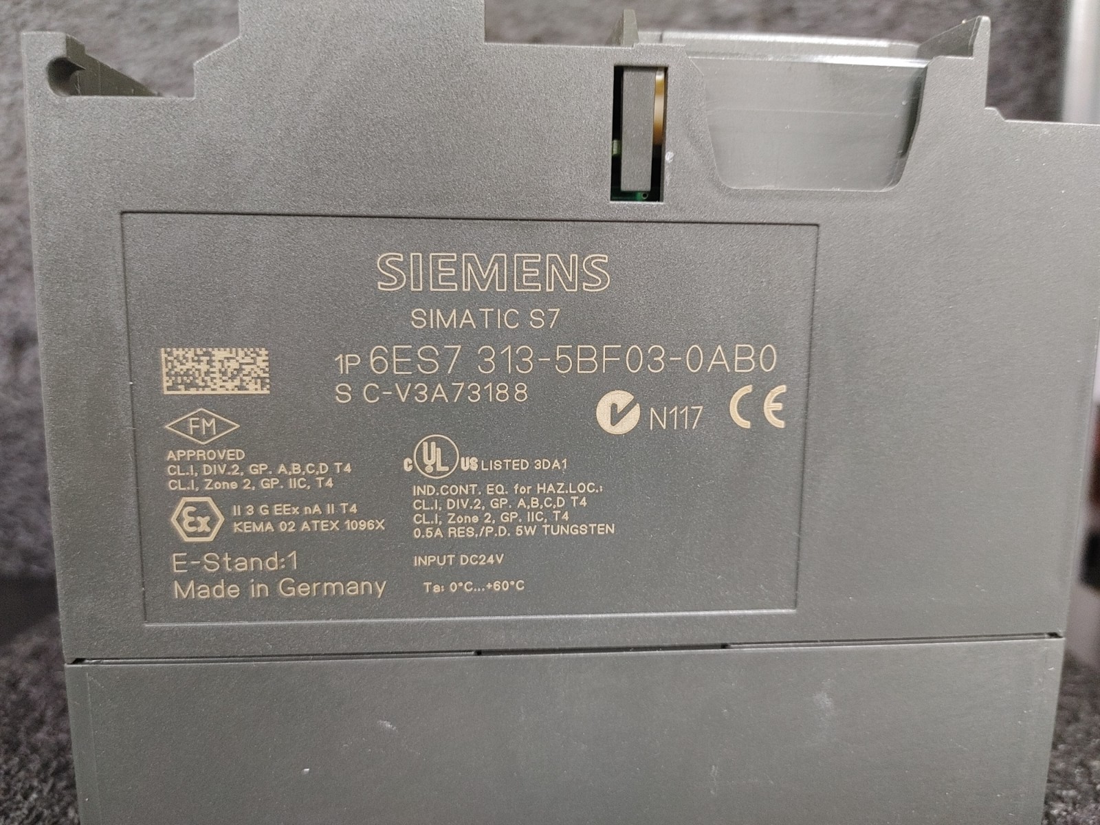 SIEMENS SIMATIC S7 6ES7313-5BF03-0AB0 CPU313C Compact Central Processing Unit