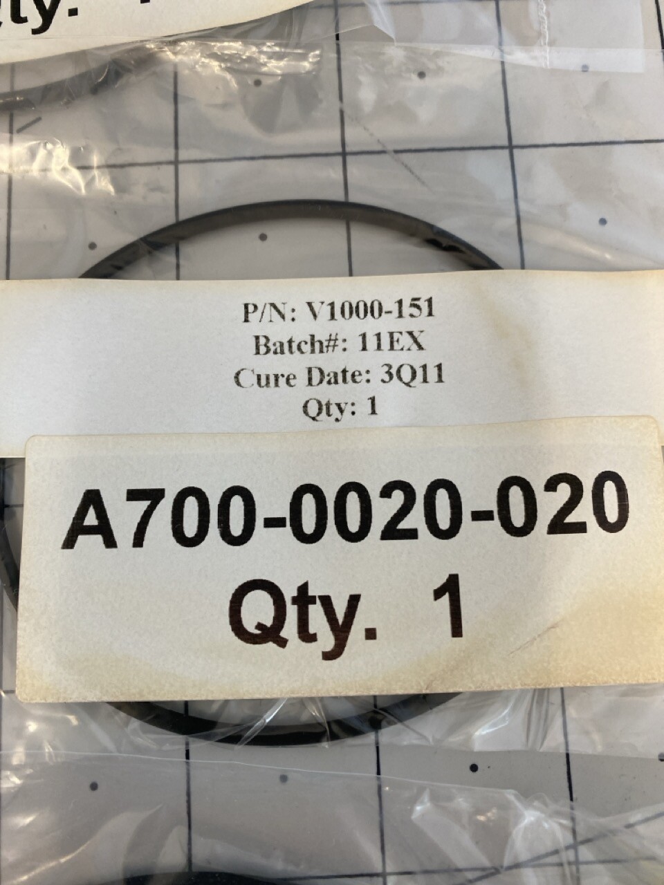 Marco Rubber & Plastics LLC O-Ring, Viton, 2-151 PN: V1000-151
