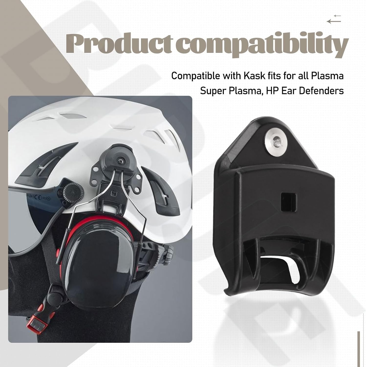 2 PACK WAC0003 EARMUFF ADAPTOR FOR KASK FOR ALL PLASMA, SUPER PLASMA W