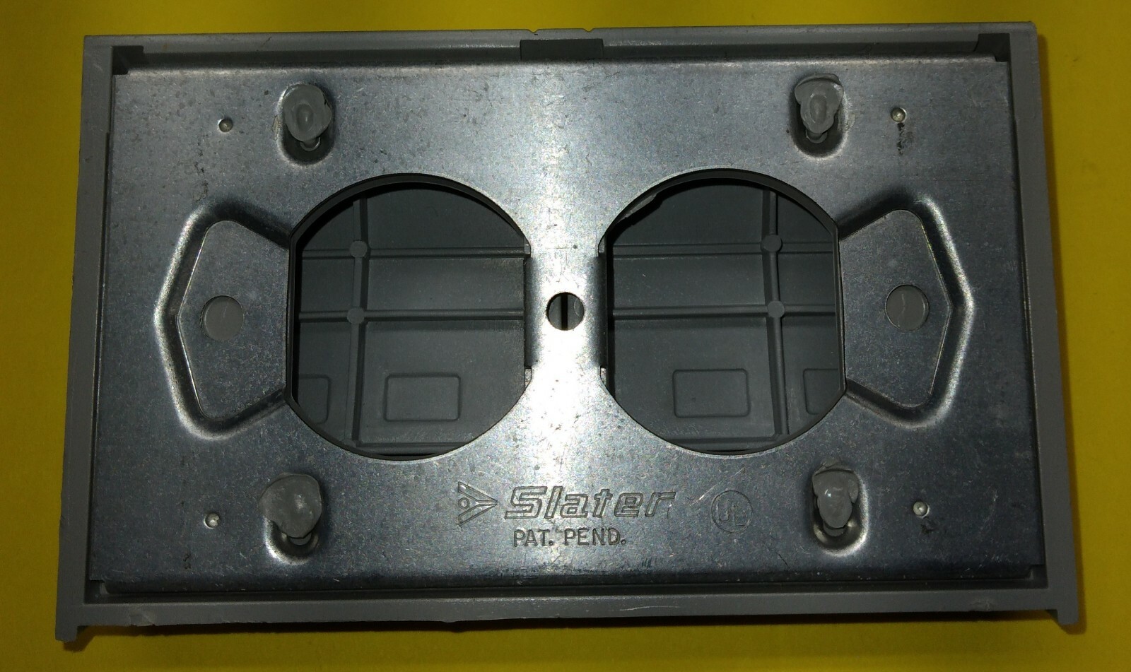 Slater Flip Lid #3780 Weather Resistant Plate With Gasket NOS