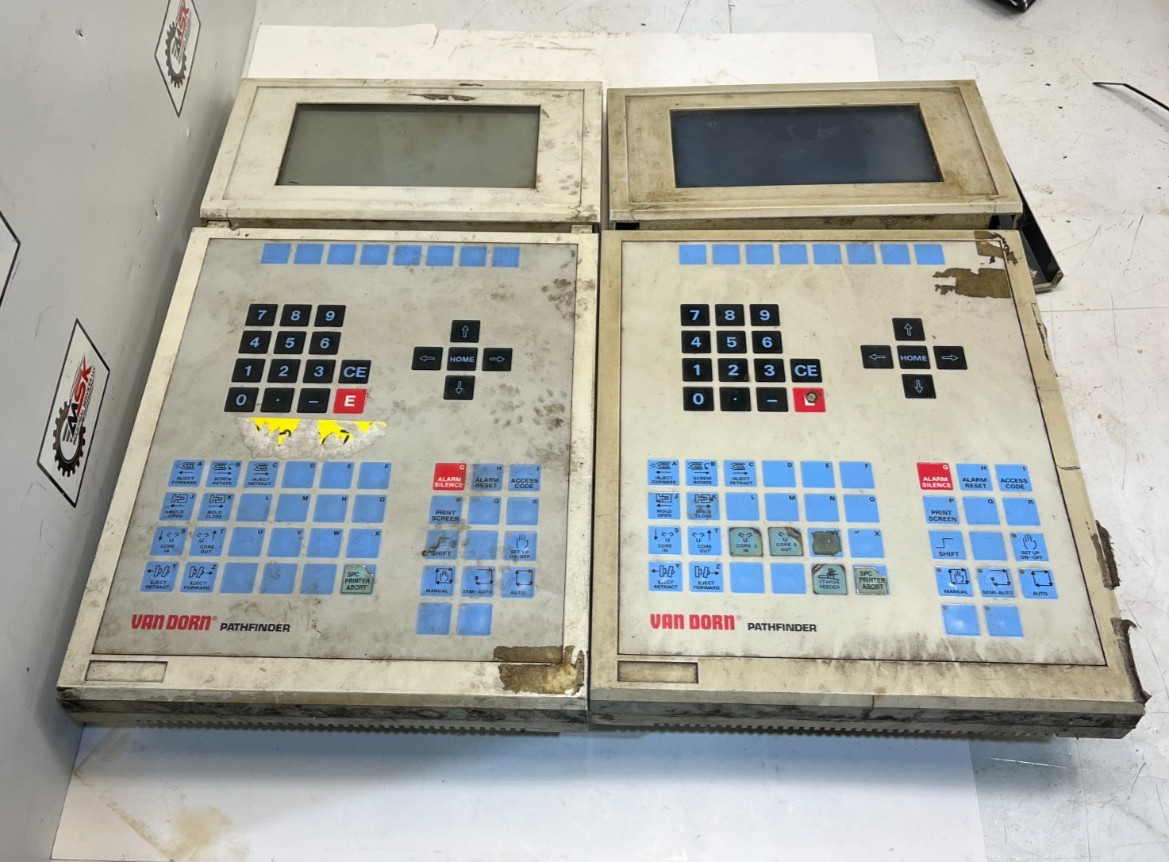 Van Dorn Control Pads OP 598K, 6ES5398 OKB12, Lot of 2