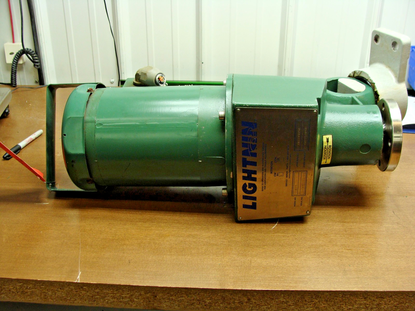 BALDOR X5P75 LIGHTNIN SPXFLOW MOTOR 3/4 HP 208-230/460 1725 RPM