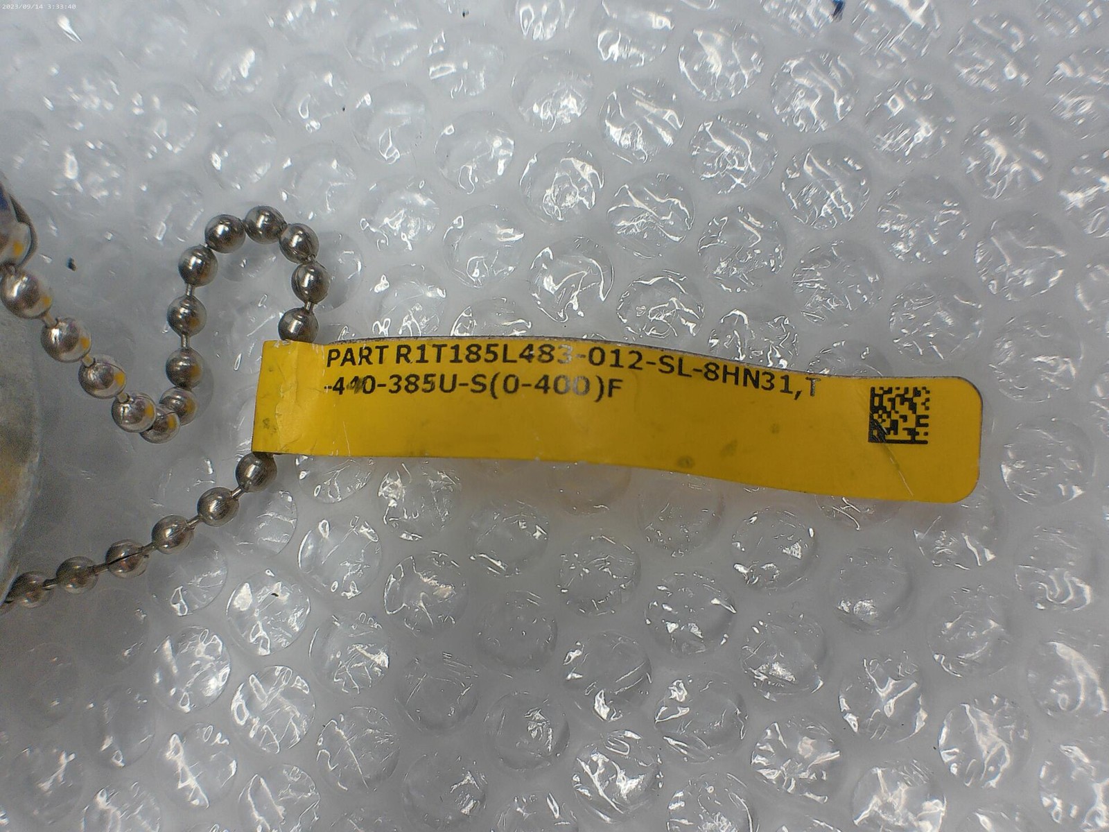 MCMASTER CARR R1T185L483-012-SL-8HN31,T-440-385U-S(0-400)F THERMOCOUPLE NSNP