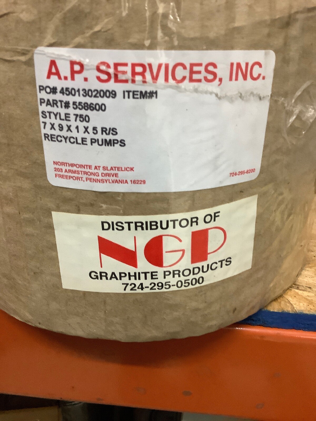 A.P. Services 558600 Graphite Products Style 750
